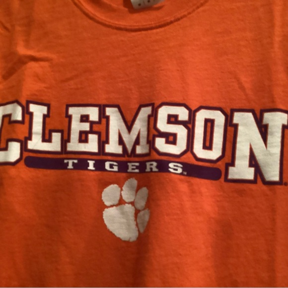 CLEMSON Orange Long Sleeve Tee size M - Picture 2 of 4